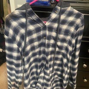 Flannel hoodie size small worn twice